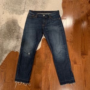 Levi’s 501 cropped jean